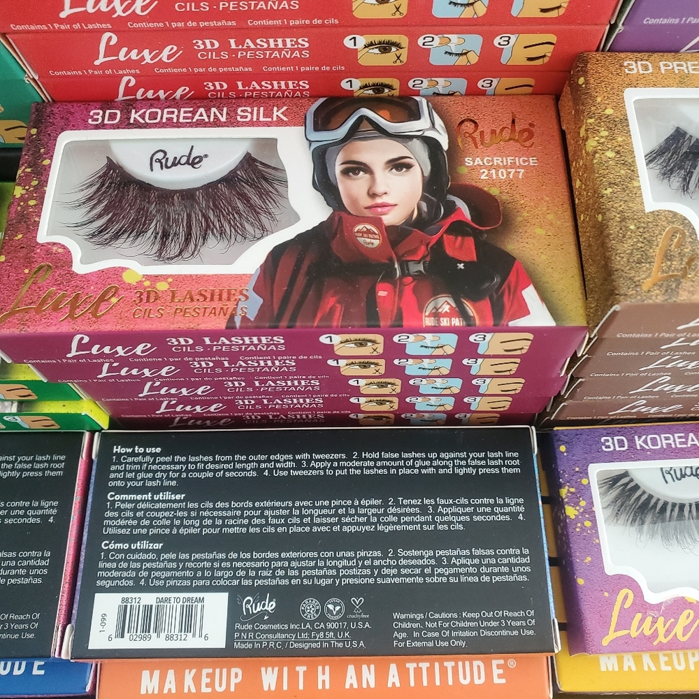 3D reusable eyelashes